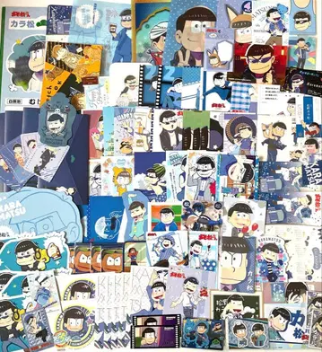 오소마츠 6쌍둥이 카라 종이류 90점 이상 묶음 판매