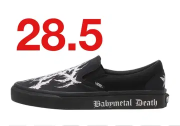 BABYMETAL x Vans 슬립온 '블랙/화이트'