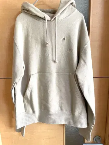 챔피온 후드티 베이지 S 새상품