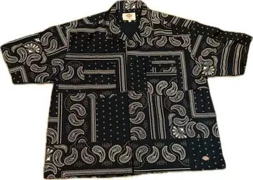 Dickies 반다나 패턴 반팔 셔츠 XL