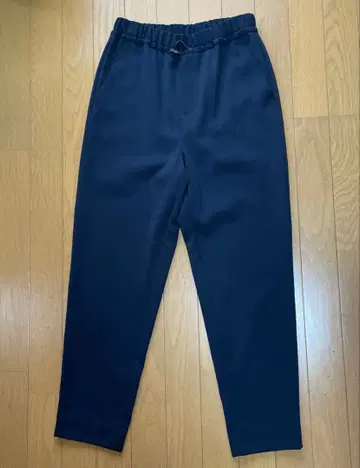 human woman 휴먼 우먼 테이퍼드 팬츠 가을 겨울용 네이비 컬러