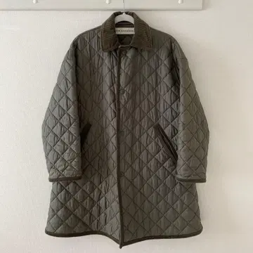 THE SHINZONE 컨트리 코트 퀼팅 자켓 롱 코트