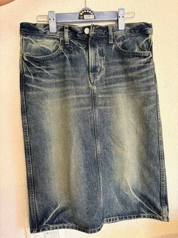 D.M.G. 데님 타이트 스커트