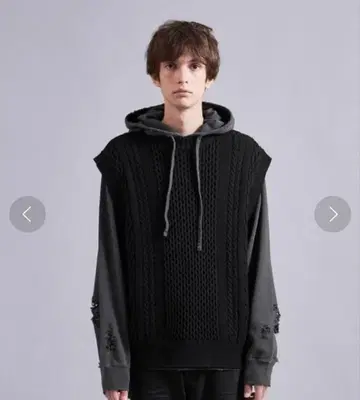 monkey time C/AC ALAN CN VEST/니트 베스트