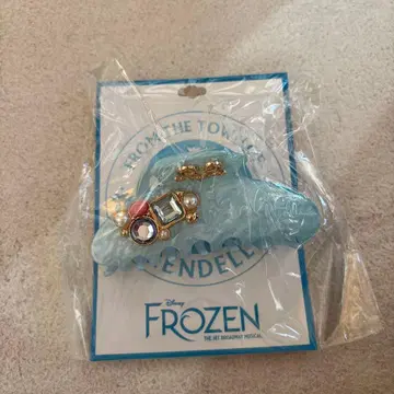 디즈니 Frozen 헤어 클립 & 키링 세트 극단 사계절 안나