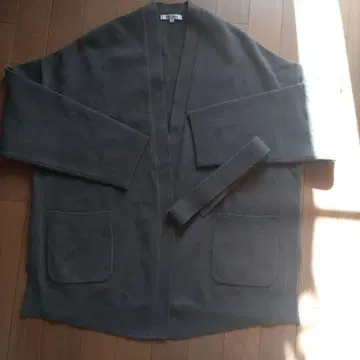 23구 38 캐시미어 혼방 가디건 벨트 포함 카키 계열