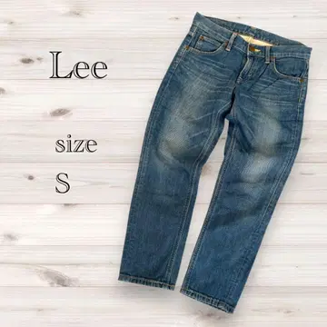 새상품급 Lee 데님 청바지 S 사이즈 스트레이트 데님 슬림 레그 캐주얼