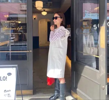 로지몬스터 프릴 오버롤 스커트 [ 새상품급 ]