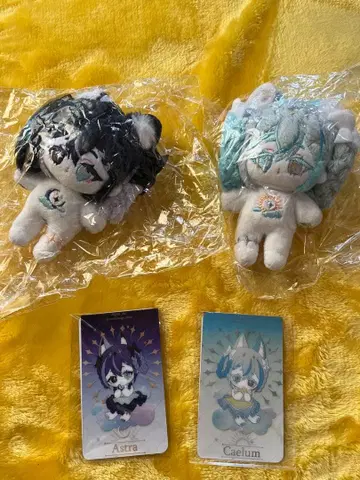 무속성 봉제 인형 10cm 2체 세트