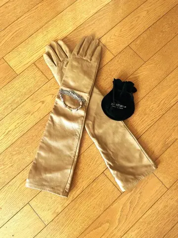 Pinky & Dianne 천연 가죽 롱 그로브