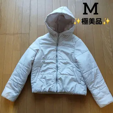 [ 미사용품 ] 여성용 후드 부착 다운 자켓 화이트 M