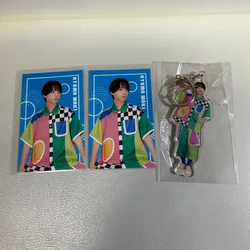 챙 남자 미네와키 와키 류신 아크릴 키링 카드