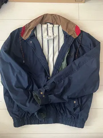 구제 의류 WinnerMate 네이비 나일론 자켓