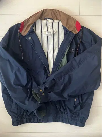 구제 의류 WinnerMate 네이비 나일론 자켓