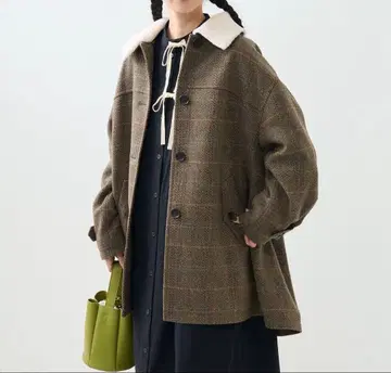 FREAK'S STORE 프릭스스토어 울 보아 미들 코트