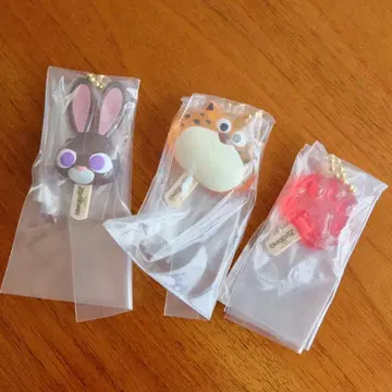 주토피아2 아이스캔디 참 3개 세트 키링