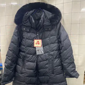 멜베이유방트 다운 자켓 롱 페더 혼방 L 블랙 블랙