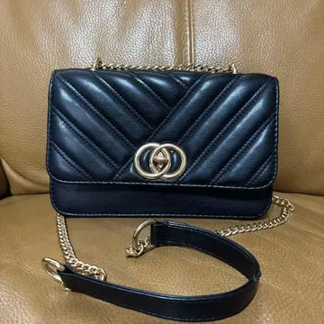 송아지 가죽 숄더백