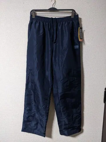 네이비 트랙 팬츠 허리밴딩