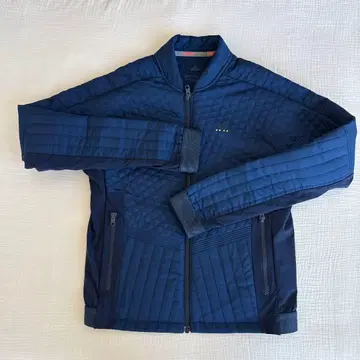 adidas 네이비 퀼팅 자켓