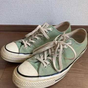 컨버스 CT70 그린 캔버스 로우컷 스니커즈