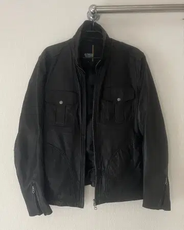 AVIREX VARSITY 가죽 자켓 XL 블랙