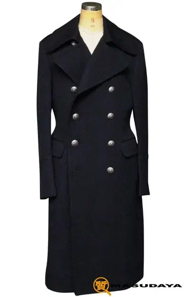 딸리아또레 오피서 코트 다크 네이비 48 [ 새상품급 ]