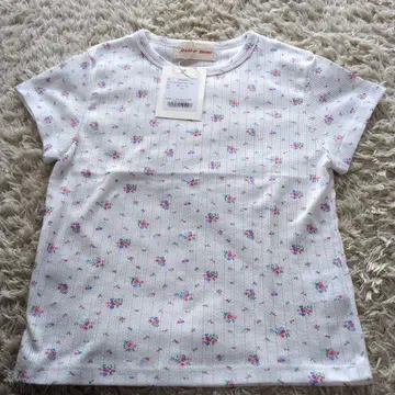 ALLISON BROWN 플라워 프린트 반팔 T셔츠