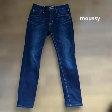 [ 새상품급 ] moussy 스키니 데님
