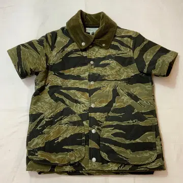 A/W 사사프라스 시드봄 셔츠 반팔 자켓 카모 무늬 S
