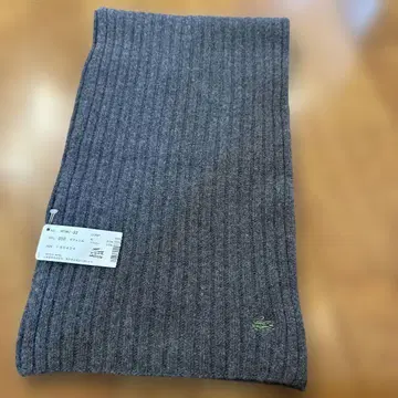 택 포함 새상품 라코스테 그레이 머플러 차콜 그레이