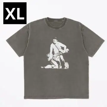 새상품 바나나맨 빨간 연필 TEE B 셔츠 블랙 XL