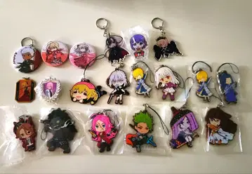 아크릴 키링, 러버 스트랩 등 세트