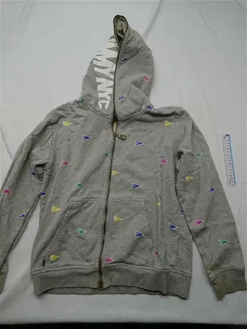 타미힐피거 풀 집업 후드티 그레이 계열 L 사이즈 남성용