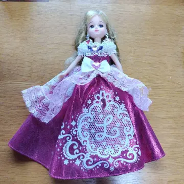 리카짱 인형 본체 핑크 드레스