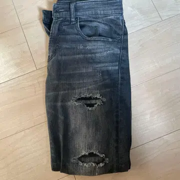 AZUL by MOUSSY 블랙 데님 S