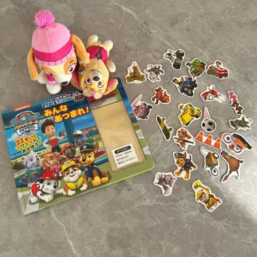 퍼피 구조대 마그넷 도서, 봉제 인형