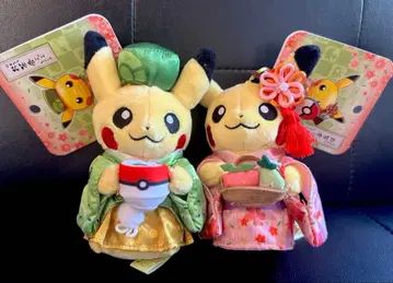 포켓몬 피카츄 마스코트 단아한 다회 놀이 암수 교토 한정판