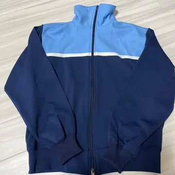 네이비 스카이블루 트랙 자켓 저지