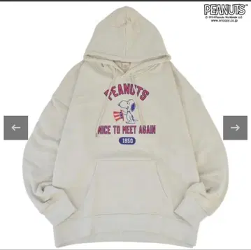 스누피 후드티 쭈리 긴팔 프린트 맨투맨 레트로 빈티지 L