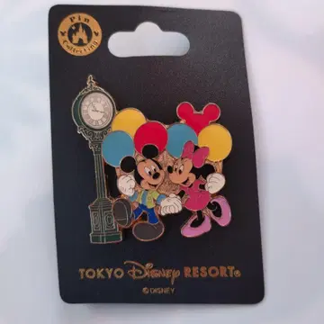 디즈니랜드 핀 배지 미키 & 미니