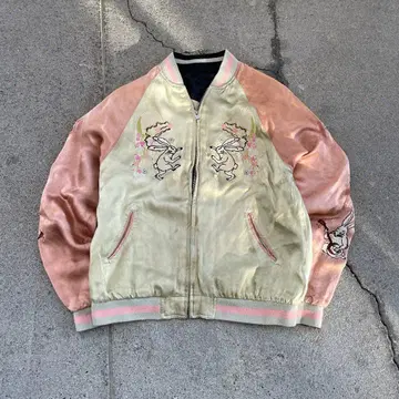 비상 백려 스카잔 M 일본 자수 블랙 옥토끼 레이온 두꺼운