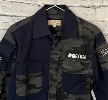 아비렉스 AVIREX 디자인 긴팔 셔츠 S 사이즈 중고