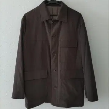 남성용 골든 베어 아우터 자켓 충전솜 브라운 계열 M 사이즈