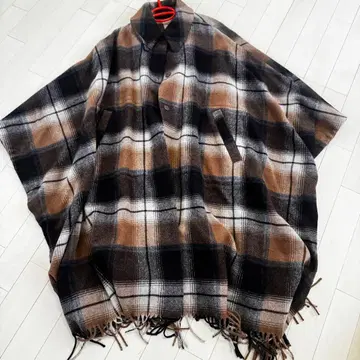 BEAMS 판초풍 코트 아우터