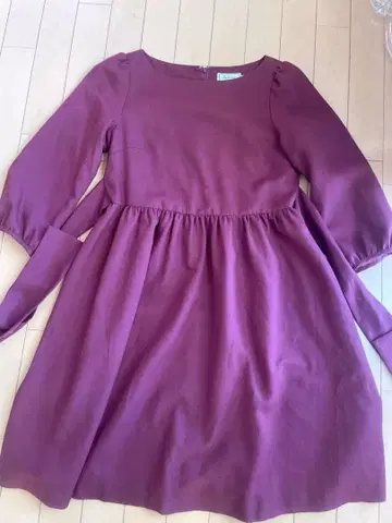 Anatelier 와인 레드 원피스 38