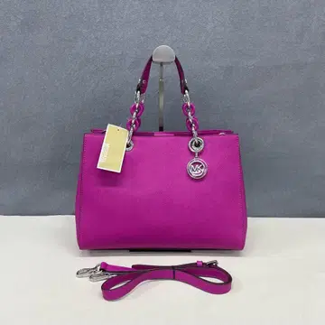 MICHAEL KORS 핑크 핸드백 숄더 스트랩 포함