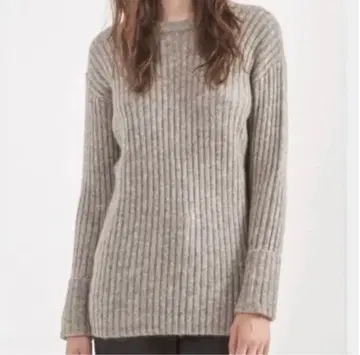 띠어리 리브 긴팔 스웨터 오트밀 S 사이즈