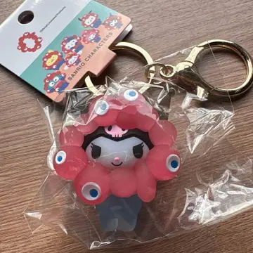 미야쿠미야쿠 산리오  입체 키링 클리어 컬러 쿠로미