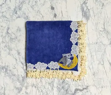 치카자와 레이스 타월 손수건